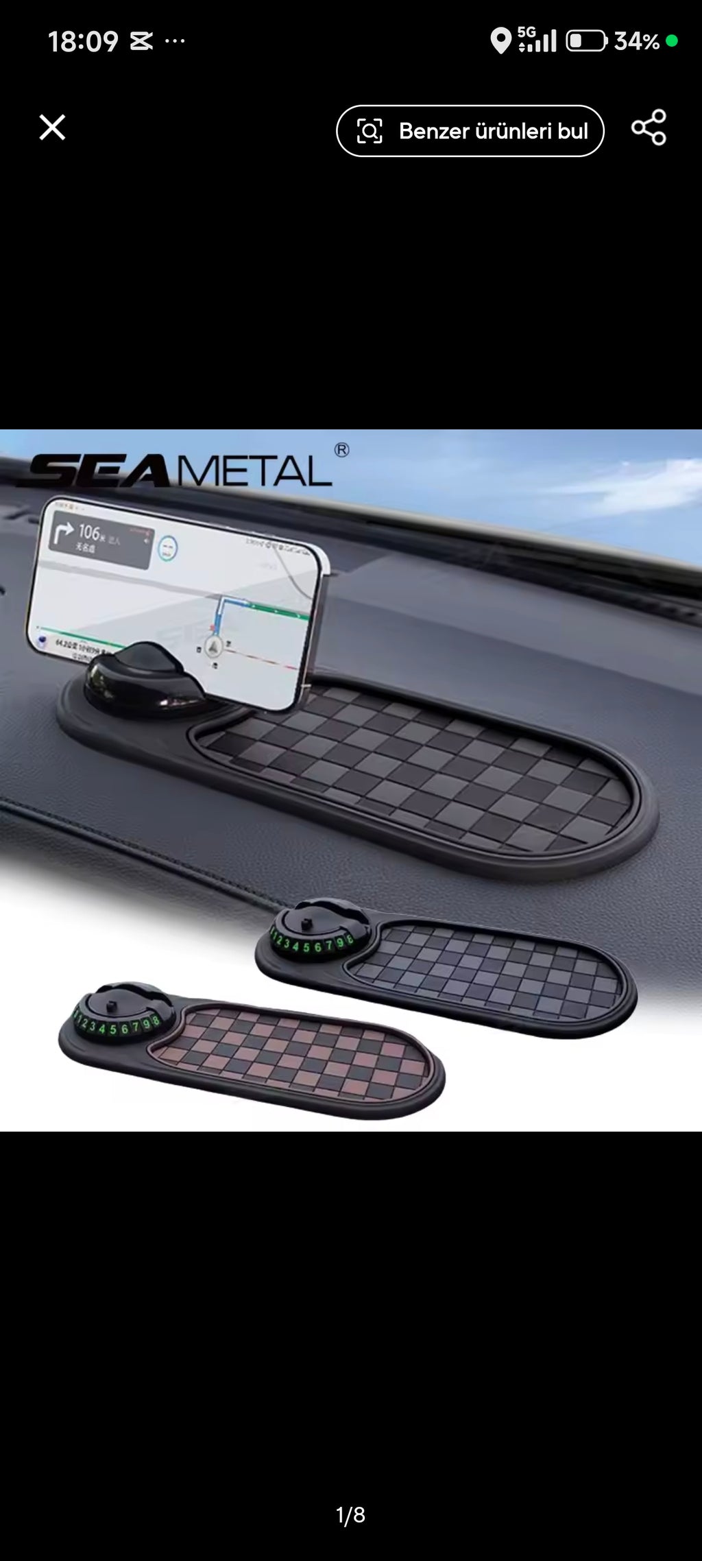 SmartHold 3in1 Auto Handyhalter mit Anti-Rutsch Matte