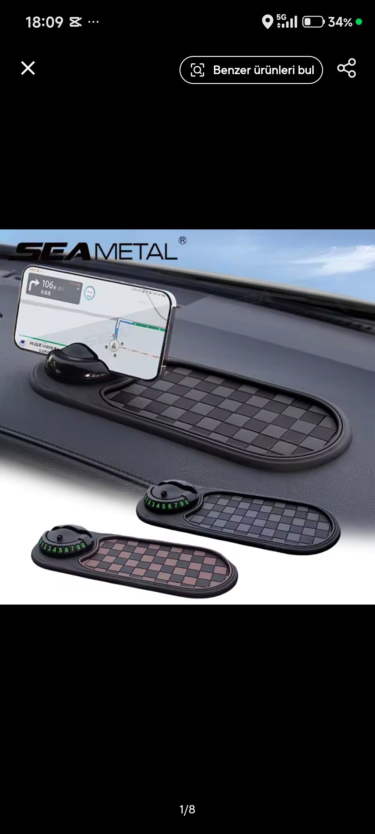 SmartHold 3in1 Auto Handyhalter mit Anti-Rutsch Matte